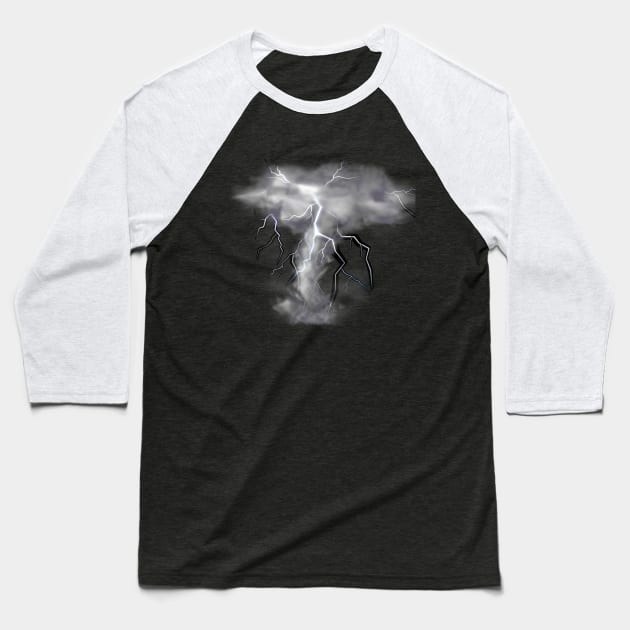 Tornado Storm Chaser Baseball T-Shirt by Happy Art Designs